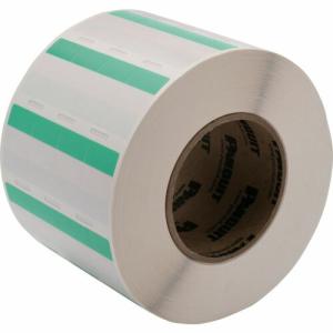 PANDUIT 熱転写プリンタ用セルフラミネートラベル ビニル 緑 印字部縦19.1mmx横25.4mm 5000枚入り   ( S100X225VDTY )  (メーカー取寄)｜orangetool