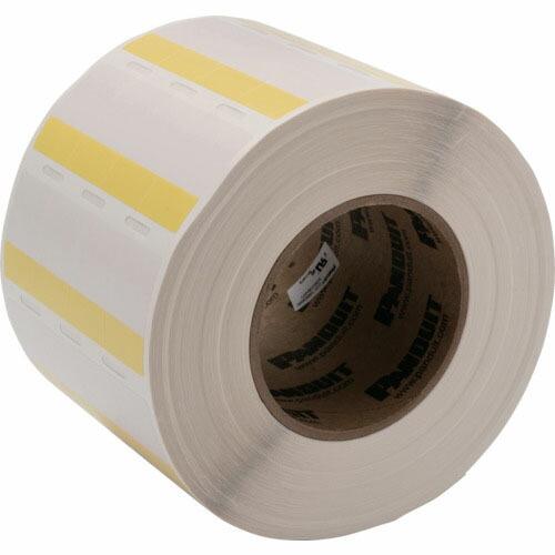 PANDUIT 熱転写プリンタ用セルフラミネートラベル ビニル 黄 印字部縦19.1mmx横25.4...