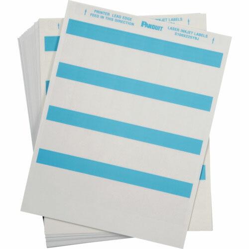 PANDUIT レーザープリンタ用セルフラミネートラベル ポリエステル 青 印字部縦19.1mmx横...
