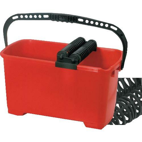 K/H 床洗浄バケツセット OPTIMUM 22L 赤 すすぎローラー付 ( 505543 ) KR...
