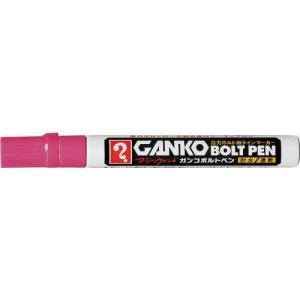 マジックインキ GANKOボルトペン 中字 桃 ( MKOB-T12 ) 寺西化学工業(株)｜orangetool