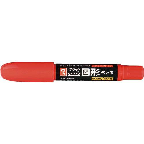 マジックインキ GANKO固形ペンキ 赤 ( MKPP-T2 ) 寺西化学工業(株)