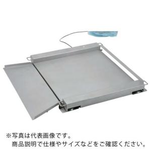 TANAKA オールステンレス ピットレス式フロアスケール 1200kg ( UTT2-1200-S F ) (株)田中衡機工業所 (メーカー取寄)｜orangetool