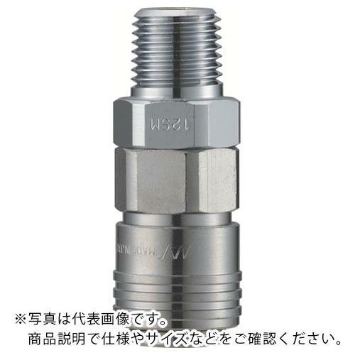 ナック クイックカップリング AL10型(スーパー10) 真鍮製 メネジ取付用 ( CAL12SM ...