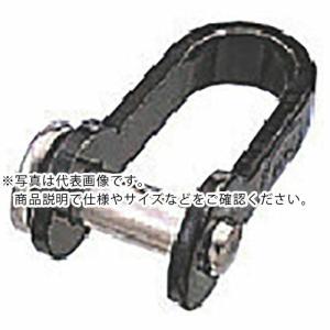 水本 ( 水本機械製作所 )　ステンレス　リベット式シャックル（ブラック）　長さ１９ｍｍ幅７ｍｍ ( PS-4BK ) (メーカー取寄)