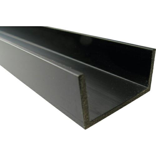 アルインコ アルミチャンネル 60X30X3.0 ブラック 4m  ( FE110K )