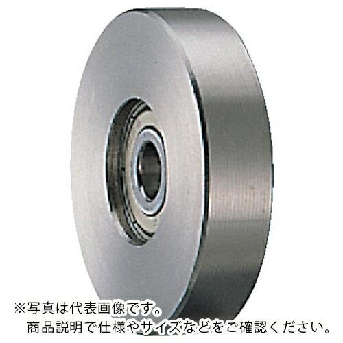 ヨコヅナ ベアリング入 ステンレス底車 車のみ 90mm 平  ( 1110 )