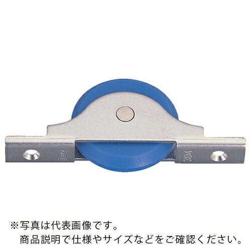 ヨコヅナ MC防音フラッター戸車ベアリング入MCナイロン 50mm V ( FMS-0509 )