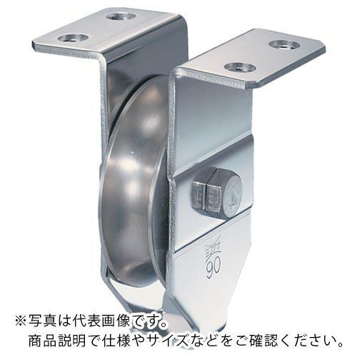 ヨコヅナ HプーリーN型 ステンレス車 75mm 丸溝 ( HBSN0751 ) (株)ヨコヅナ