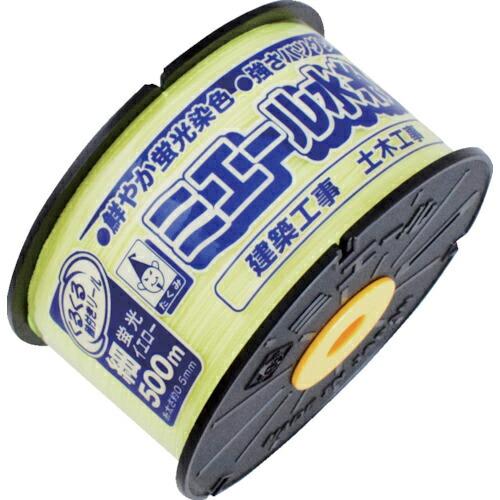 【SALE価格】たくみ ミエール水糸 細 イエロー 500m ( 4310 )