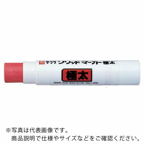 サクラ 工業用マーカー ソリッドマーカー 極太 赤 ( SC-L19-R ) (株)サクラクレパス