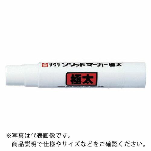 サクラ 工業用マーカー ソリッドマーカー 極太 白 ( SCL50W ) (株)サクラクレパス
