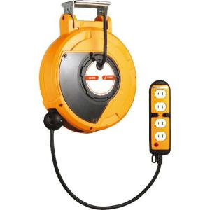 ハタヤ コードマック2 単相100V 10m 四ツ口コンセント ( CDS2-101Q ) (株)ハタヤリミテッド｜orangetool