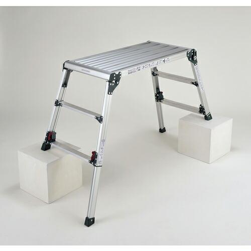 【SALE価格】PiCa 四脚アジャスト式足場台 DWX-W型 ( DWX-W6908C )