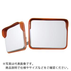 ユニット カーブミラー Wポールなし ステンレス製 600×800mm ( 869-45 ) ユニット(株) (メーカー取寄)｜orangetool