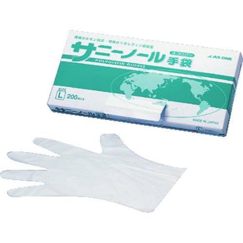 AS サニーノール手袋エコロジーM白 ケース売 ( 6-9730-52 )