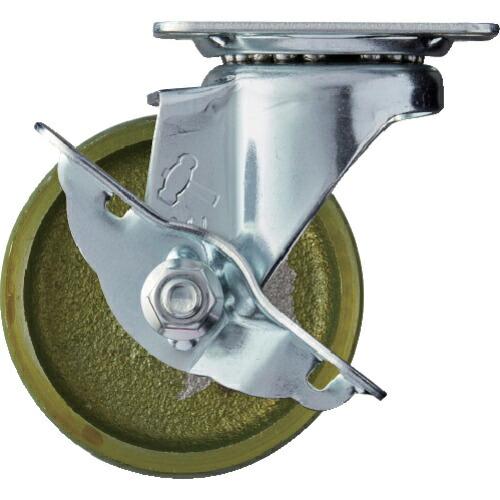 ハンマー プレート式キャスター 自在SP付 イモノ車 75径 ( 413S-C75 ) ハンマーキャ...