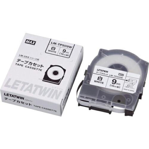MAX チューブマーカー レタツイン 専用テープカセット ( LM-TP509W ) マックス(株)