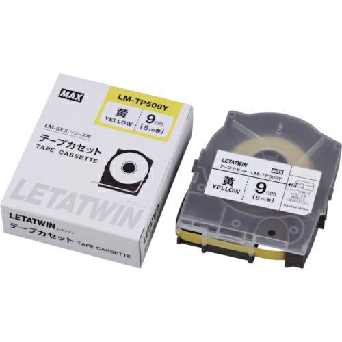 MAX チューブマーカー レタツイン 専用テープカセット ( LM-TP509Y ) マックス(株)