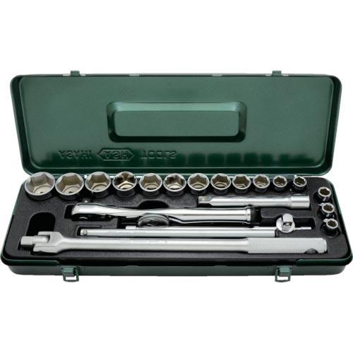 ASH レボウェイブ6角ソケットレンチセット12.7□×21PCS ( VJS4251 ) 旭金属工...