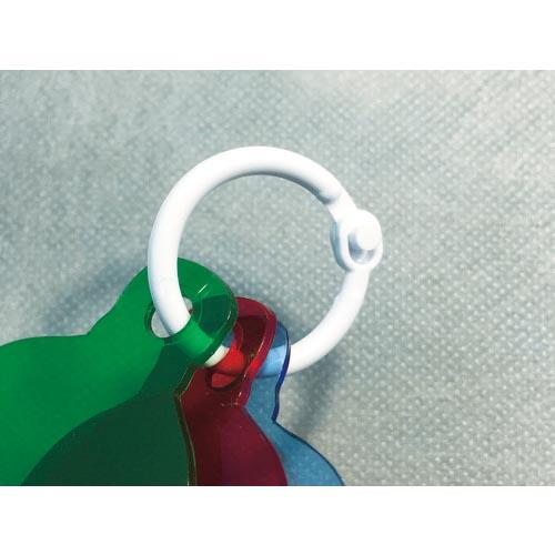 TRUSCO 樹脂製カードリング 3.0mmXΦ20mm 10個入 ( TKRJ-20 ) トラスコ...
