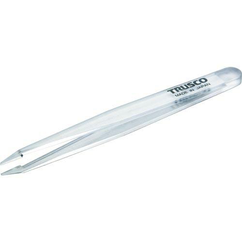 TRUSCO 透明プラスチック製ピンセット 120mm 先細型 ( TPP-230-TM ) トラス...