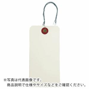 TRUSCO 針金付き荷札(ユポ) 120×60MM 50枚 ( THNF-L-Y-50 )｜orangetool