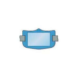 つくし e腕章 透明ポケット付き 青 ショートゴムバンド付 ( WE-125S ) (株)つくし工房｜orangetool