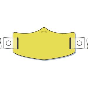つくし e帽章 黄無地 ヘルメット用樹脂バンド付 ( WE-102H ) (株)つくし工房｜orangetool