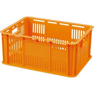 IRIS 250209 バスケットコンテナ オレンジ ( BSC-34L ) アイリスオーヤマ(株)｜orangetool