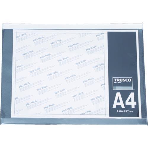 TRUSCO ファスナー付クリアケース A4 ( SFC-A4 ) トラスコ中山(株)