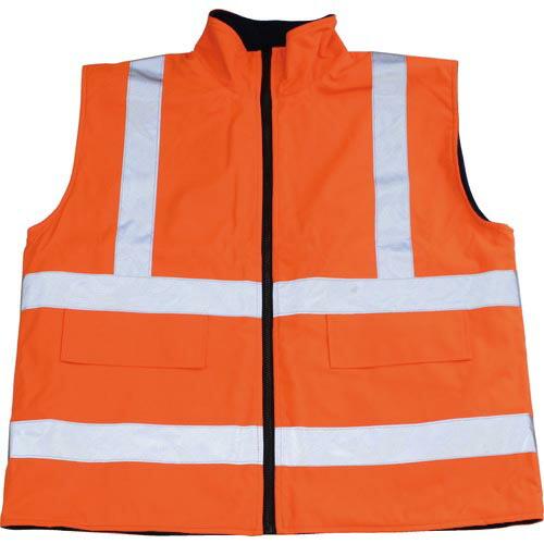 TRUSCO フリース付安全ベスト XL オレンジ ( TFAB-OR-XL ) トラスコ中山(株)