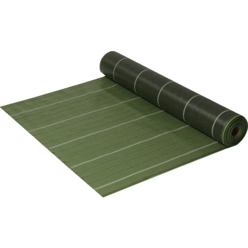 TRUSCO 周りの景色と調和する景観配慮型防草シート 7年タイプ 2.0mx50m モスグリーン ...