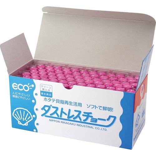 ダストレス チョーク 72本入 赤 ( DCC-72-R ) 日本理化学工業(株)