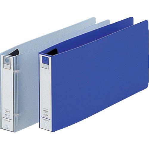 LIHIT リング式ファイル 5×11 Eリングファイル(ヨコ型) 青 ( F880U-8 )