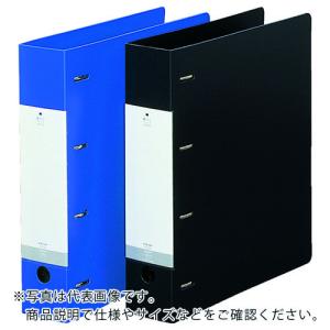 LIHIT リング式ファイル A4 D型リングファイル(タテ型4穴) 青 ( G1280-8 )｜orangetool