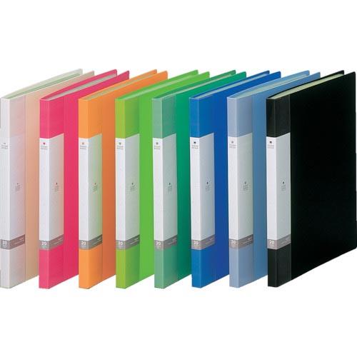 LIHIT A4/S クリヤーブック(20枚) 黒 ( G3201-24 )