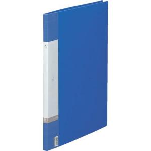 LIHIT クリアファイル A3/S型 クリヤーブック(タテ型・固定式) ポケット20枚 青 ( G3214-8 )｜orangetool