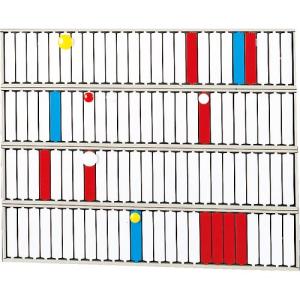 LIHIT 回転標示盤(100口座) ( S2534 )｜orangetool