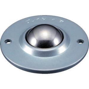 プレインベア ボールキャスター プレインベア ゴミ排出穴付 上向き用 スチール製  許容荷重50kg ( PV50UH ) (株)エイテック｜orangetool