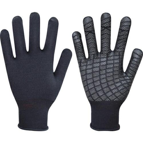 福徳 すべり止め手袋 バージョンアップ吸ちゃん ブラック L ( 808-L-BLK )