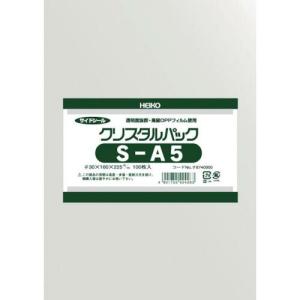 HEIKO OPP袋 テープなし クリスタルパック S-A5 100枚入り ( 6740000 S16-22.5 )｜orangetool