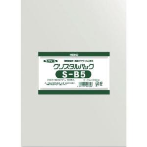 HEIKO OPP袋 テープなし クリスタルパック S-B5 100枚入り ( 6739100 S19.5-27 )｜orangetool