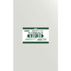HEIKO OPP袋 テープなし クリスタルパック S22-35 100枚入り ( 6735500 S22-35 )｜orangetool