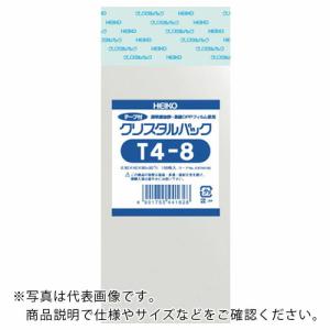 HEIKO OPP袋 テープ付き クリスタルパック T5-8 100枚入り ( 6740200 T5-8 )｜orangetool