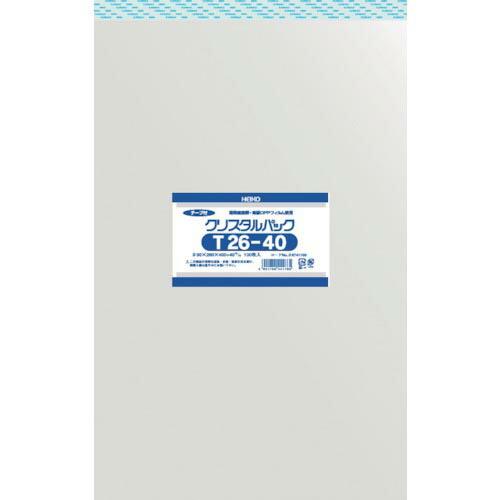 HEIKO OPP袋 テープ付き クリスタルパック T26-40 100枚入り ( 6741100 ...
