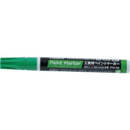 TRUSCO 工業用ペイントマーカー油性中字 緑 ( TPM-GN ) トラスコ中山(株)