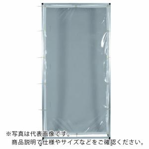 TRUSCO アルミ製衝立 透明防炎タイプ W2000XH1500 ( AF-2015-TM )｜orangetool