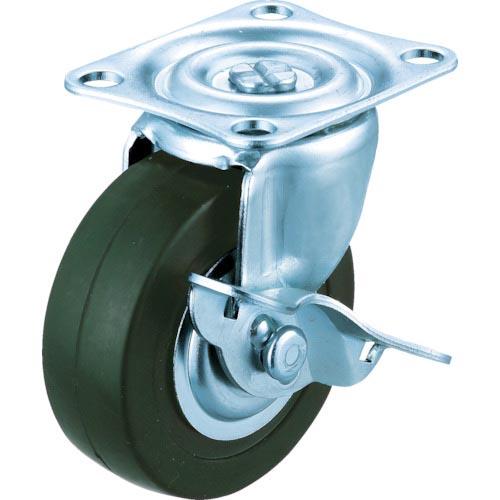 TRUSCO キャスター TYGシリーズ 自在SP付 ゴム車 38mm ( TYGB-38 ) トラ...