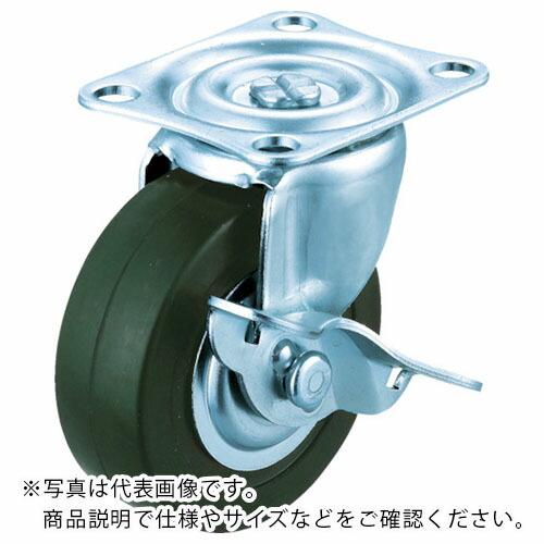 TRUSCO キャスター TYGシリーズ 自在SP付 ゴム車 75mm ( TYGB-75 ) トラ...